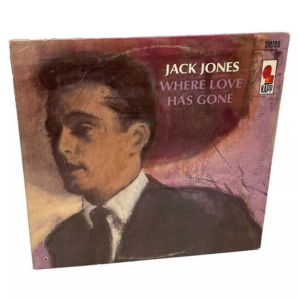 Jack Jones Where Love Has Gone (Vinyl, 1964) Kapp Records KS-3396 VG+ LP Record - Picture 1 of 10